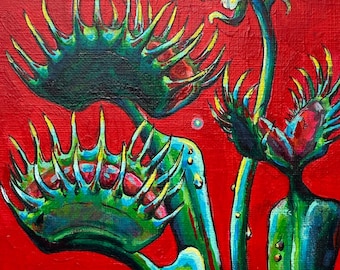 Venus Fly Trap - 5"x7" Mini Print