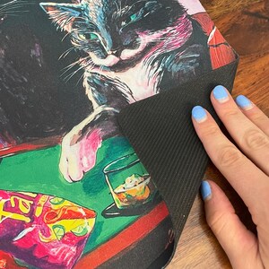Cats Playing Magic the Gathering - Playmat - Etsy