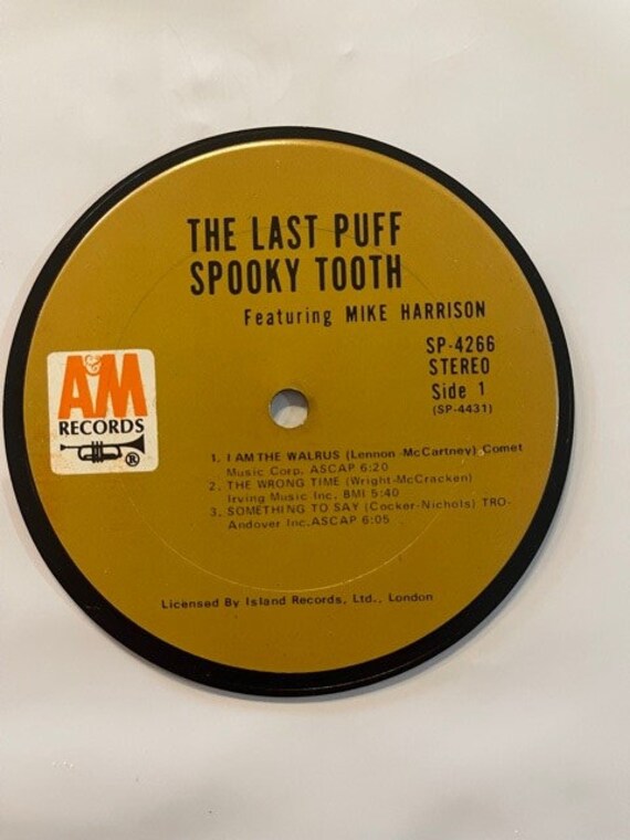 Spooky Tooth the Last Puff Side 1 - Etsy