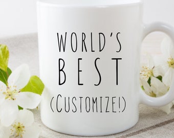 Taza de café personalizada, el mejor nombre del mundo