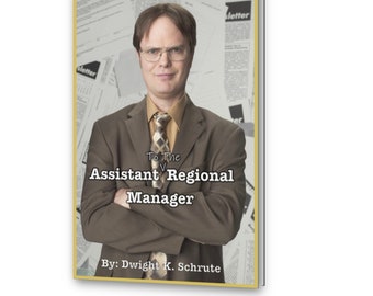 Notebook “Assistant (to the) Regional Manager” by Dwight K. Schrute — The Office Quotes on EVERY Page