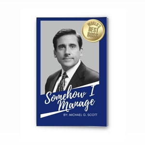 Notebook “Somehow I Manage” by Michael Gary Scott — The Office Quotes on EVERY Page