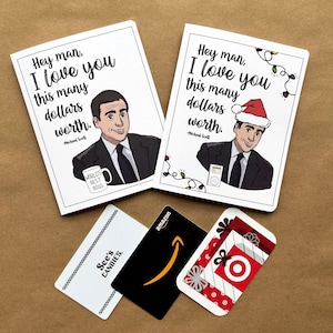Michael Scott &#39;I Love You This Many Dollars&#39; Card - The Office