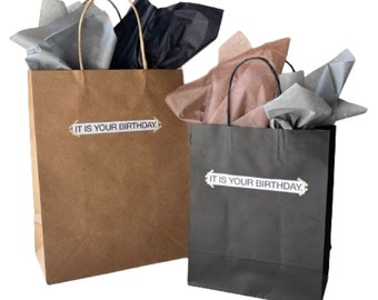 È IL TUO Sacchetto regalo e carta velina — Confezione