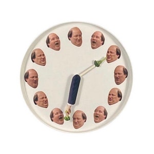 Kevin Malone Broccoli Clock - The Office Funny Gag Gift Decor