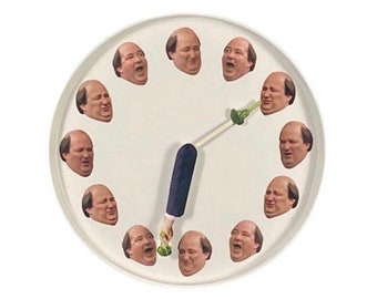 Kevin Malone Broccoli Clock - The Office Funny Gag Gift Decor
