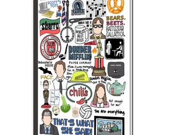 The Office Composition Notebook — 90 sheets (180 pages) Lined College Ruled