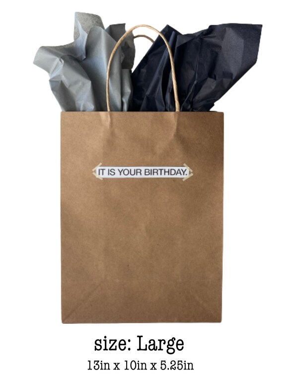 It IS YOUR BIRTHDAY. Gift Bag & Tissue Paper the Office Diy Gift