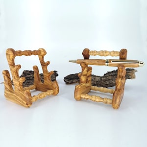 Olijfhouten pennenhouder en kaarthouder - Olivewood Pens®