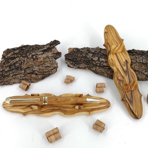 Olive Wood Single Pen Stand - Olivewood Pens®