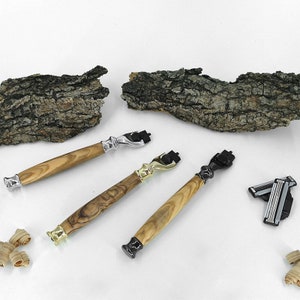 オリーブウッド安全カミソリ - Olivewood Pens®