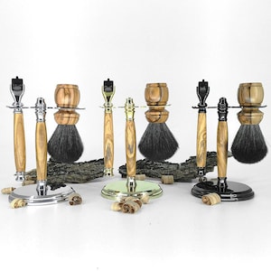 Olive Wood Shaving Set - Olivewood Pens®