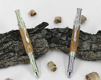 Bolígrafo de acción giratoria de madera de olivo - Olivewood Pens®