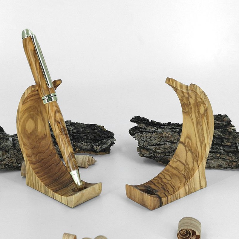 Olive Wood Single Pen Stand - Olivewood Pens®