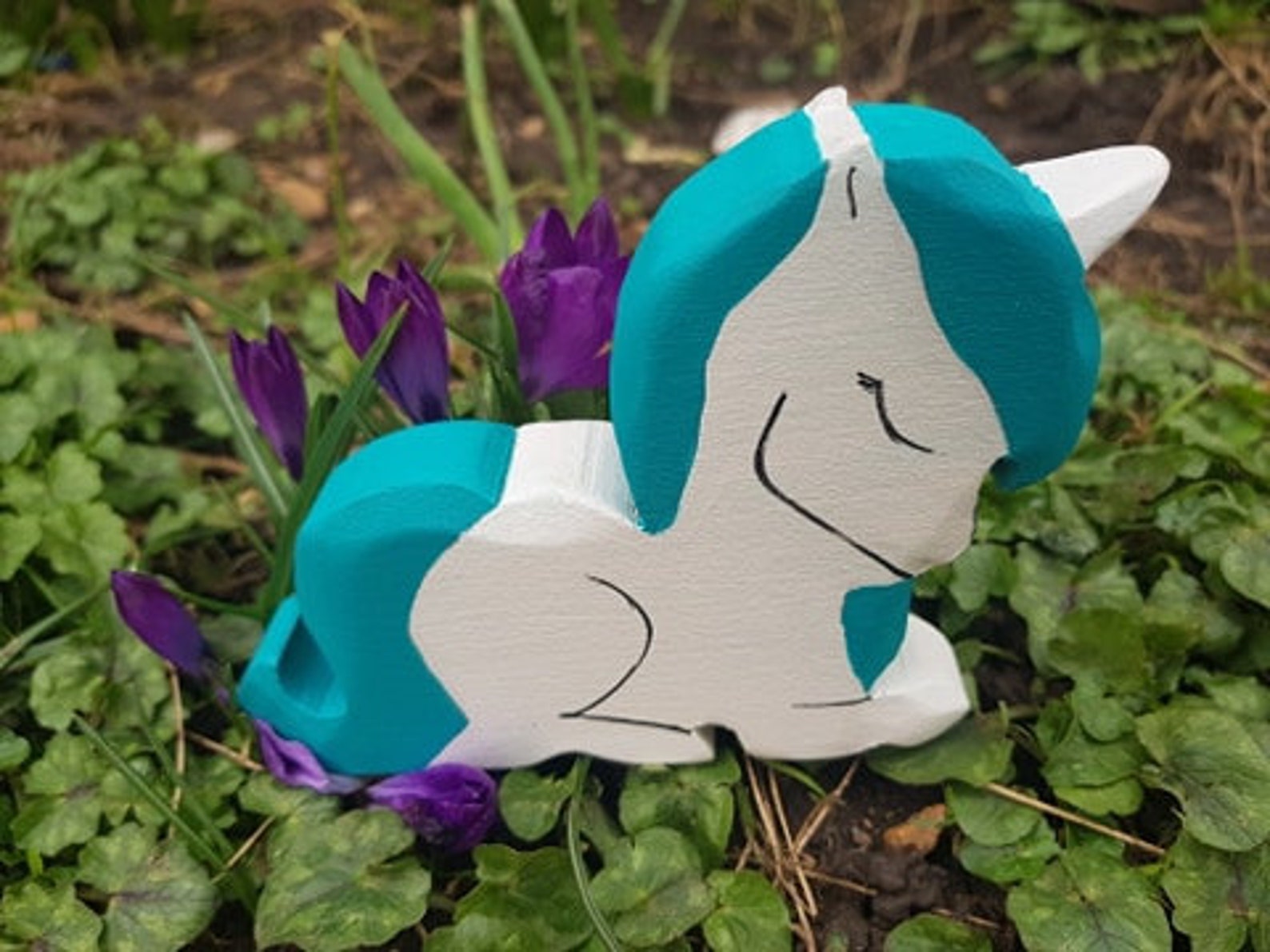 Unicorn Toy Waldorf Unicorn Wooden Unicorn Wooden Toy Etsy UK