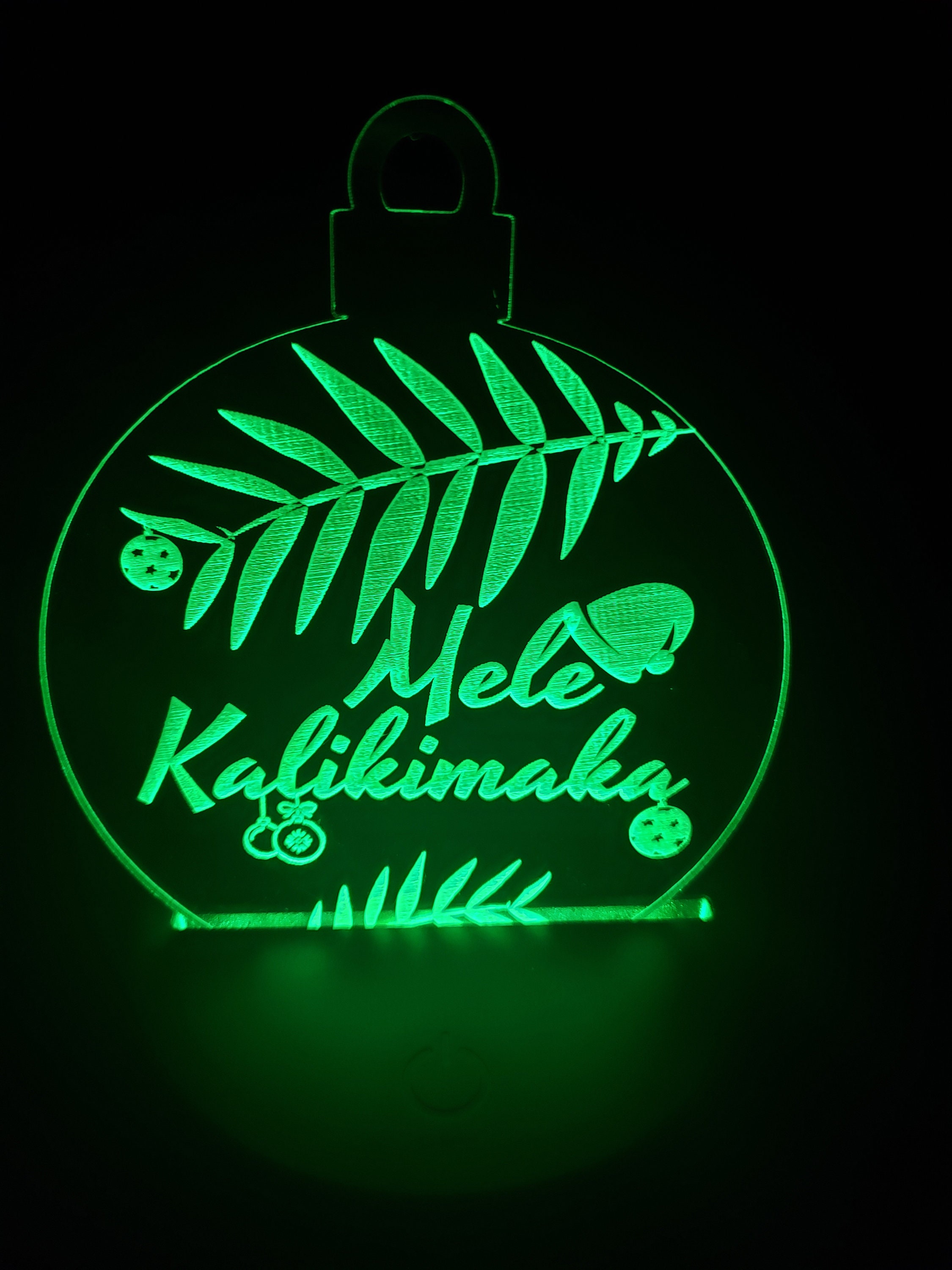 Lighted Mele Kalikimaka Sign - Etsy