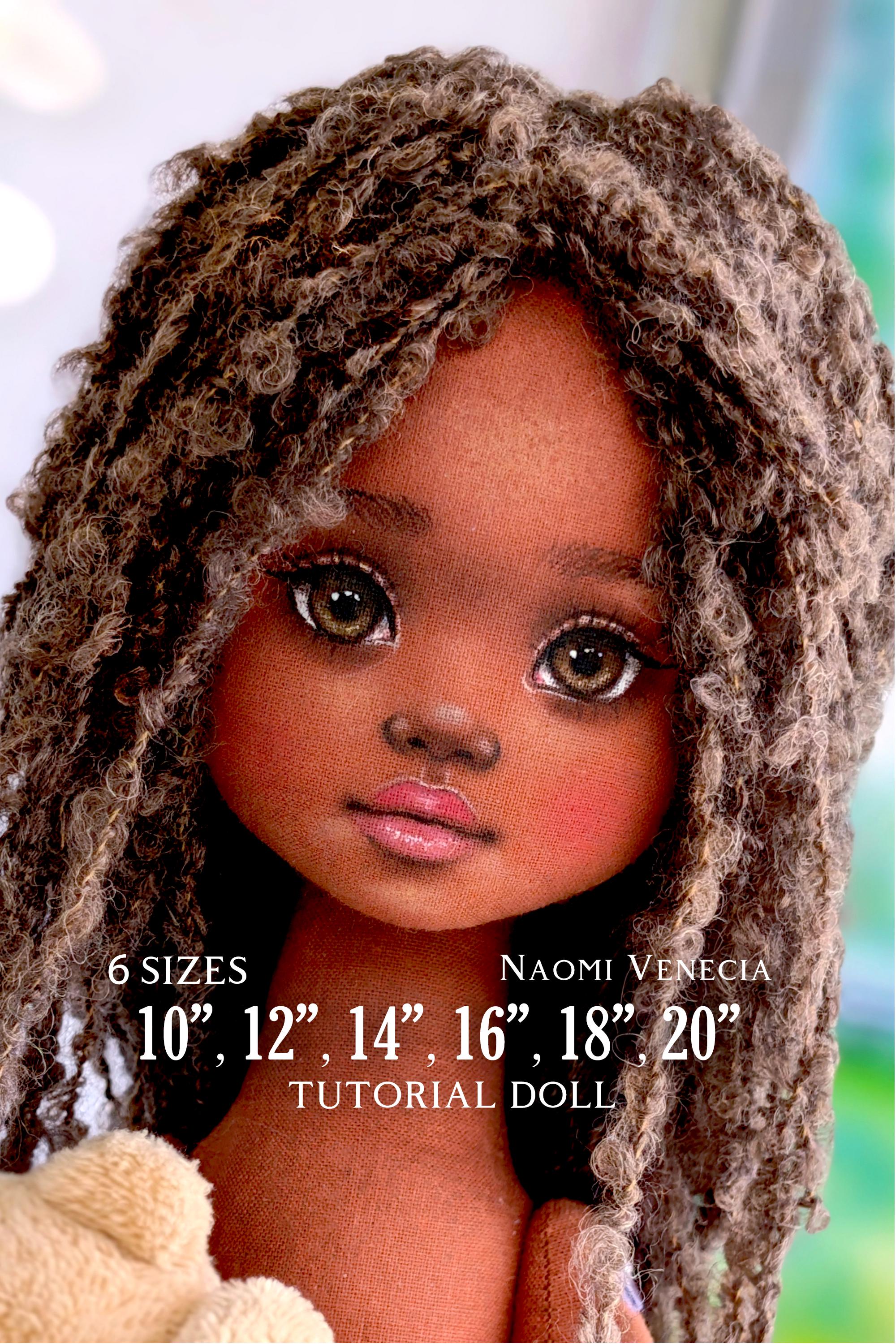 Nomi Rag Video Tutorial on Drawing the Face of Rag Doll Naomi Venecia Using a ...