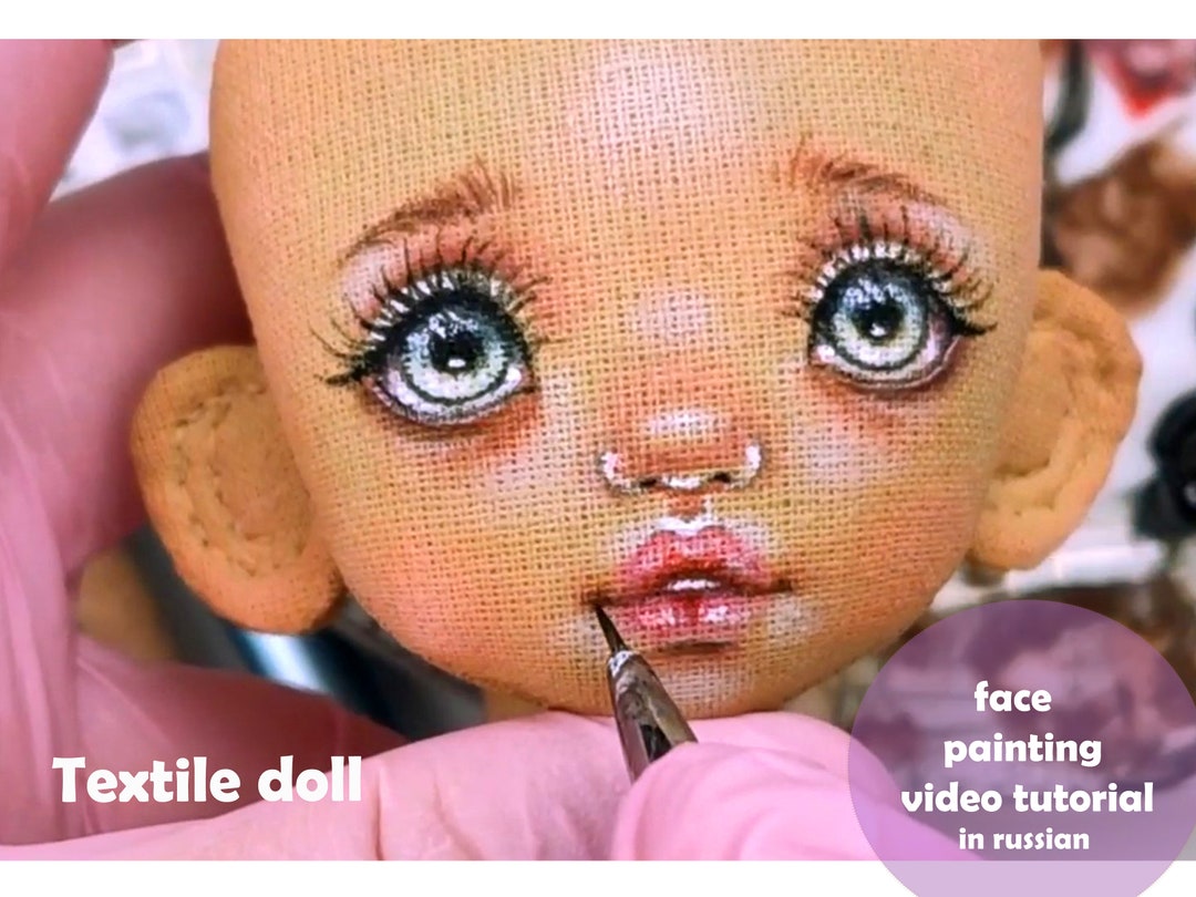 Face Painting How to Draw Face Cloth Doll Master Class Face Art