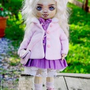6 PDF tutorials Jane doll for 10”, 12”, 14”, 16”, 18” and 20” dolls / Pattern doll / blank body doll / Sewing art doll / rag doll tutorial image 9