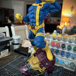 Cyclops, statue resin printed,  X men