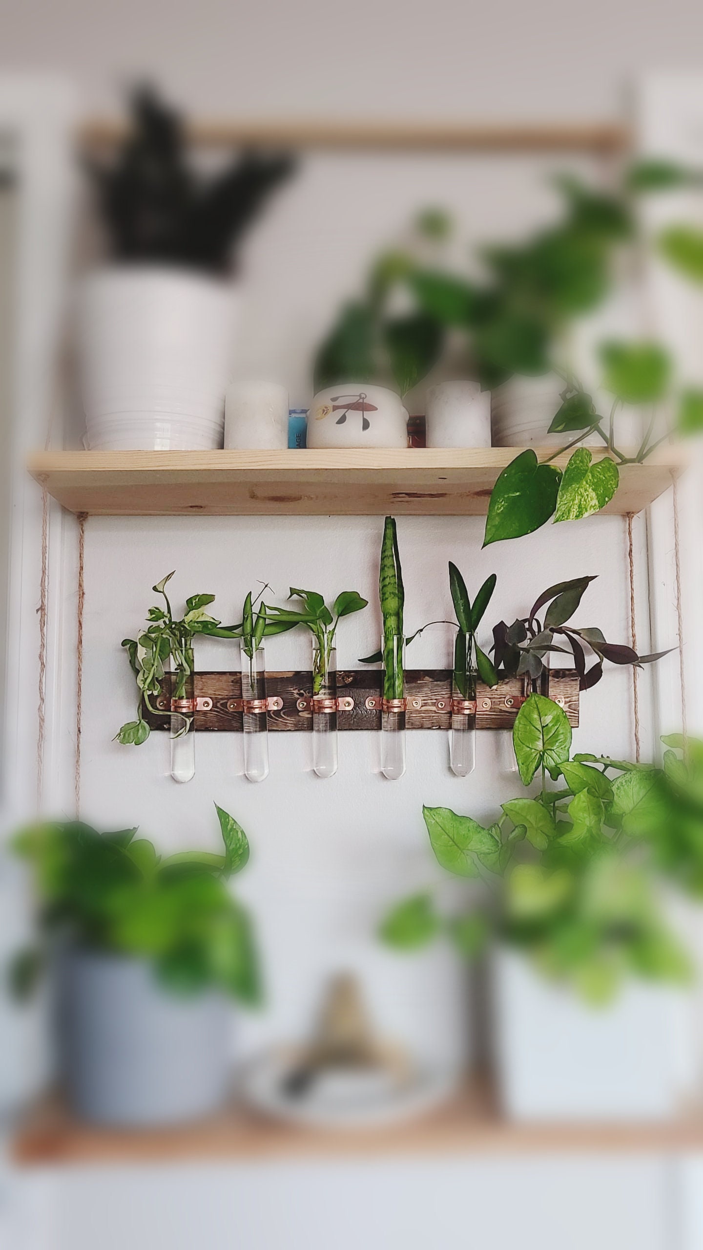 Wandverbreitungsstation mit Kupfer-Akzent | Etsy