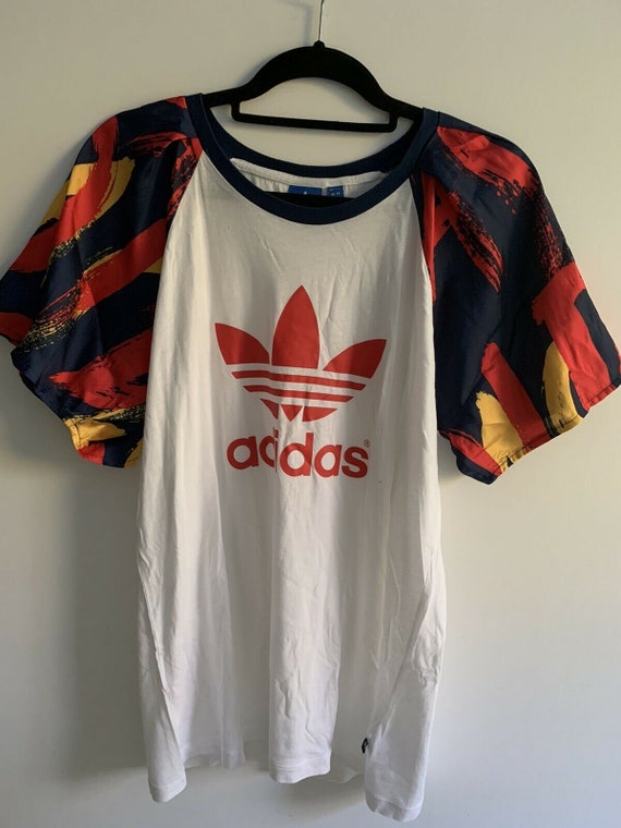 Womens Adidas Originals T-shirt White Size 12