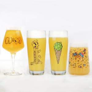 Set definitivo de vasos para cerveza artesanal