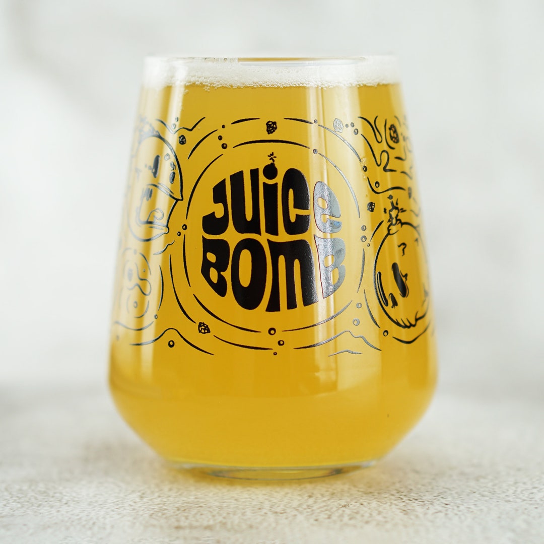 Craft Beer Glass Juice Bomb Etsy