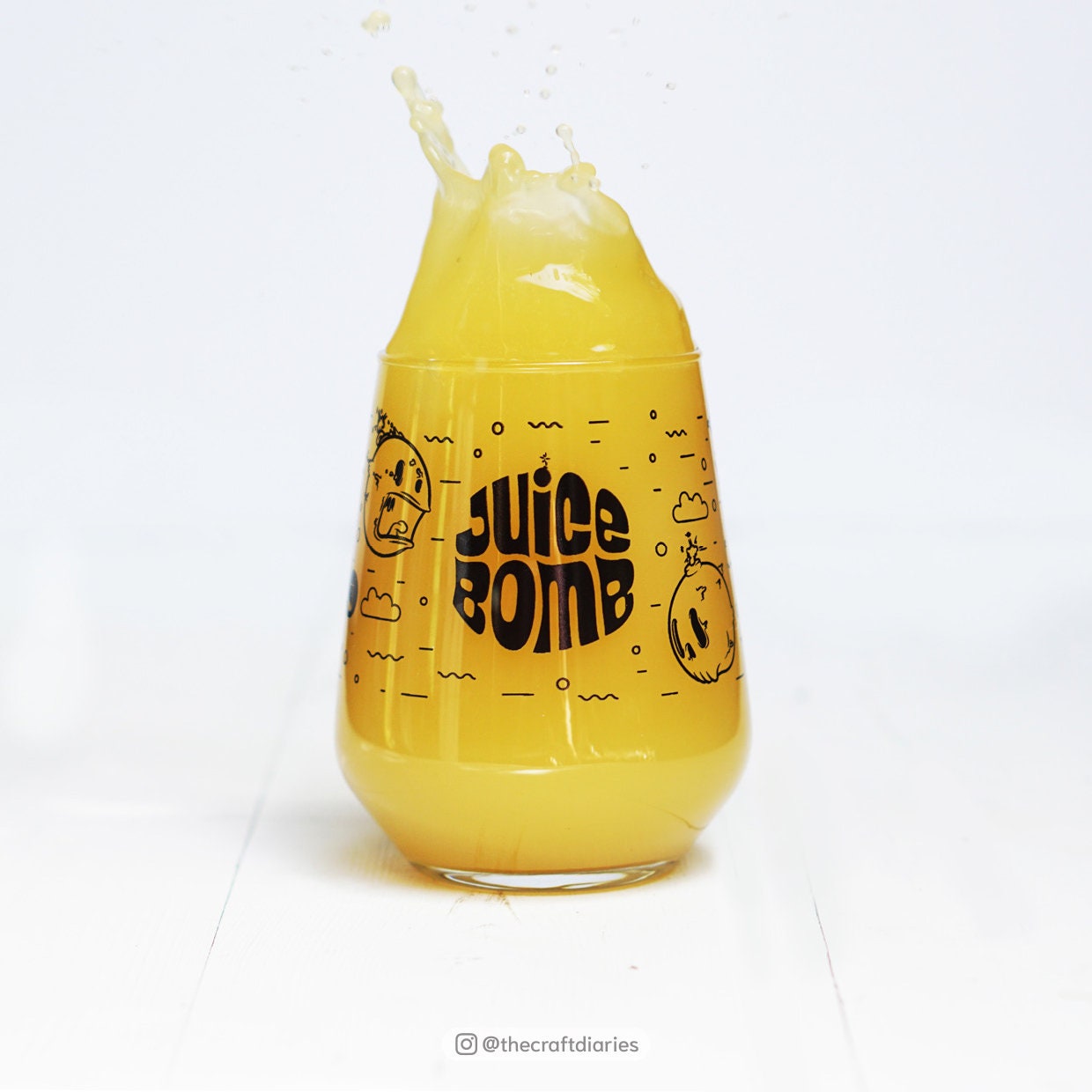 Craft Beer Glass Juice Bomb Etsy