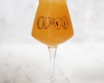 Craft Beer Glas - Teku - HOP HEAD!