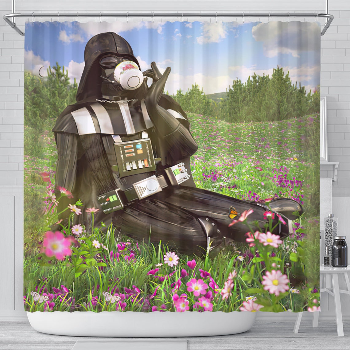 Darth Vader Shower Curtain Shower Curtain Unique Cool Shower Etsy