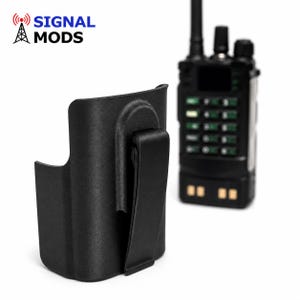 Baofeng DM-32UV Body Case with Swappable Belt Clip Mount – Modular Radio Holder