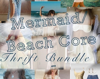 Mermaid/Beach Core Thrifted Bundle|Mystery Box Personalized for you|Pinterest Core|Sustainable Fashion|3-10 Pieces|Accessories as Add-Ons
