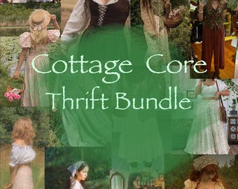 Cottagecore Thrifted Clothing Bundle: Personalized Mystery Box