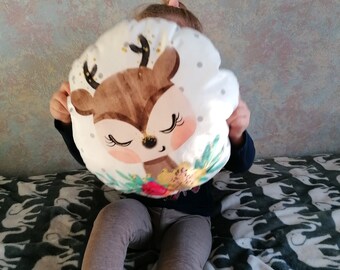 Peluche Cervo con coperta in pile Peluche Cervo con coperta in pile