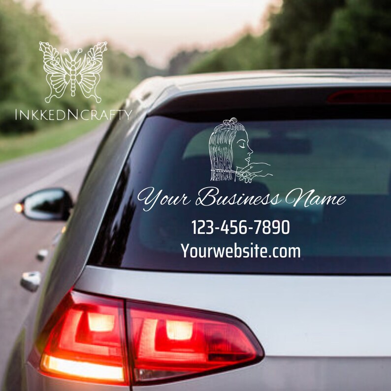 Business Decal Custom Business Decal Personalized Business Etsy