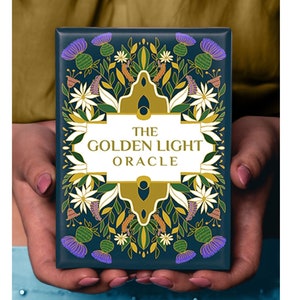 The Golden Light Oracle - Baraja de 44 cartas, crecimiento espiritual y transición, intuición, trabajador de la luz, misticismo, inspirado en la isla de Iona