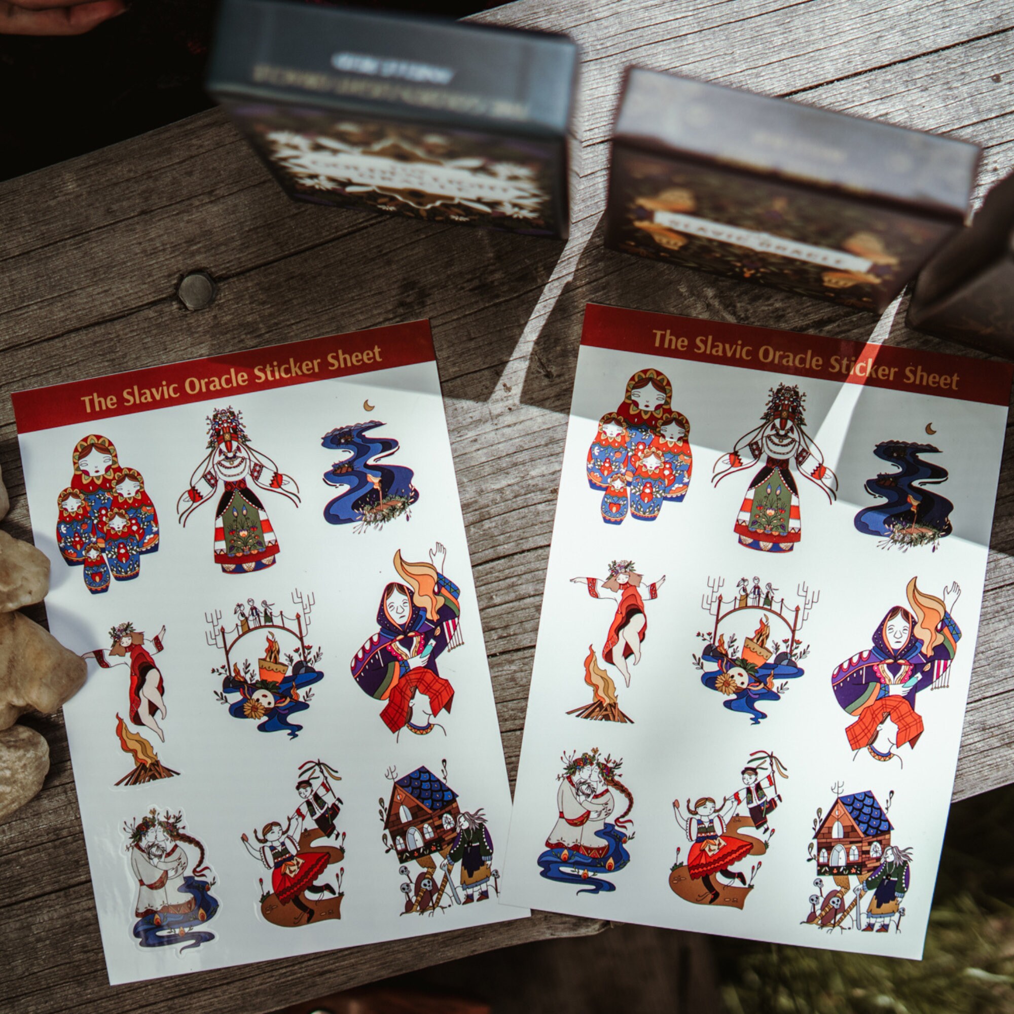 Oracle Name Sticker The Slavic Oracle Sticker Sheet - Etsy