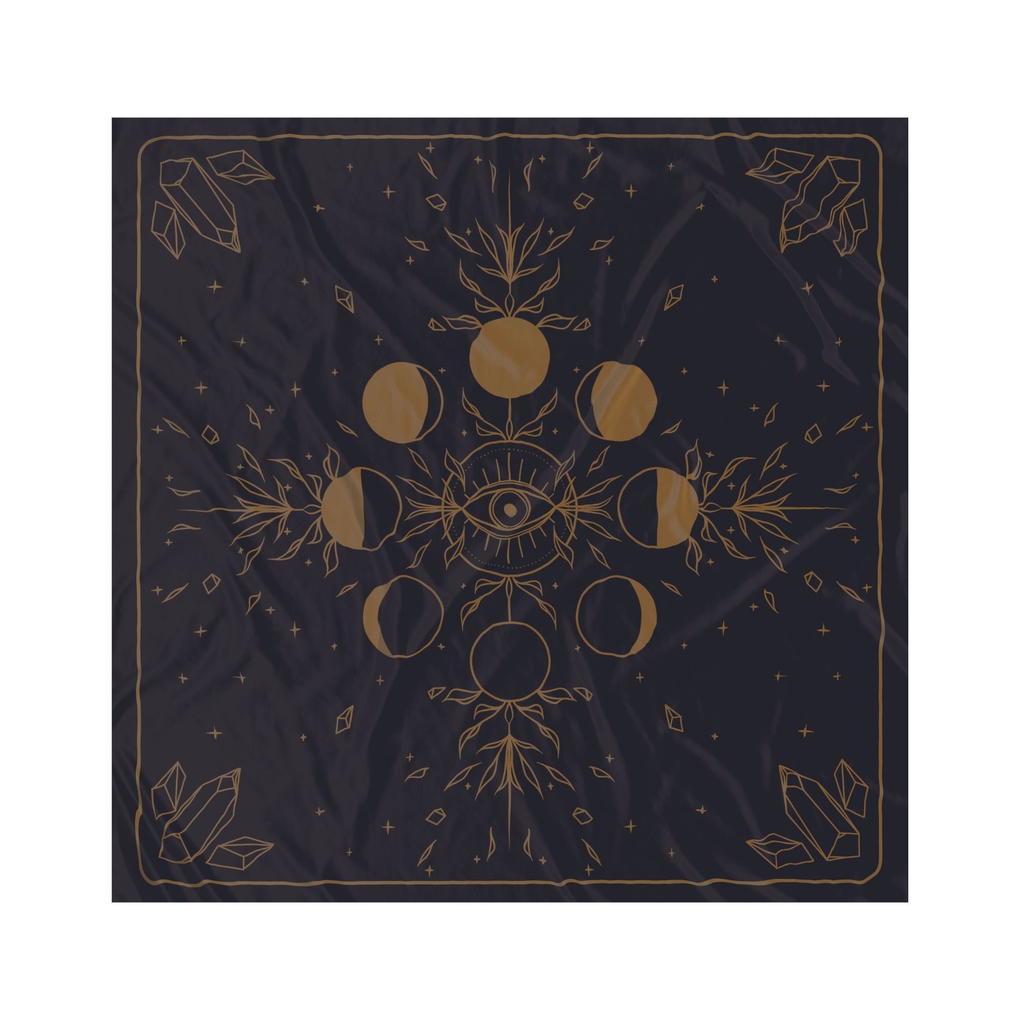 Mystic Moon Cloth - A soft cloth perfect for card readings, spellwork and witchy pagan altars