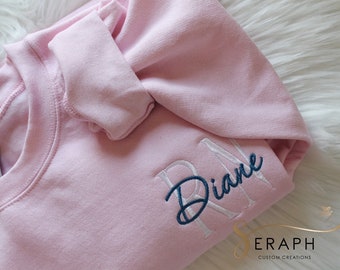 custom registered nurse sweatshirt embroidered, personalized nurse gifts for women, nursing school graduation gifts for her, RN gifts for