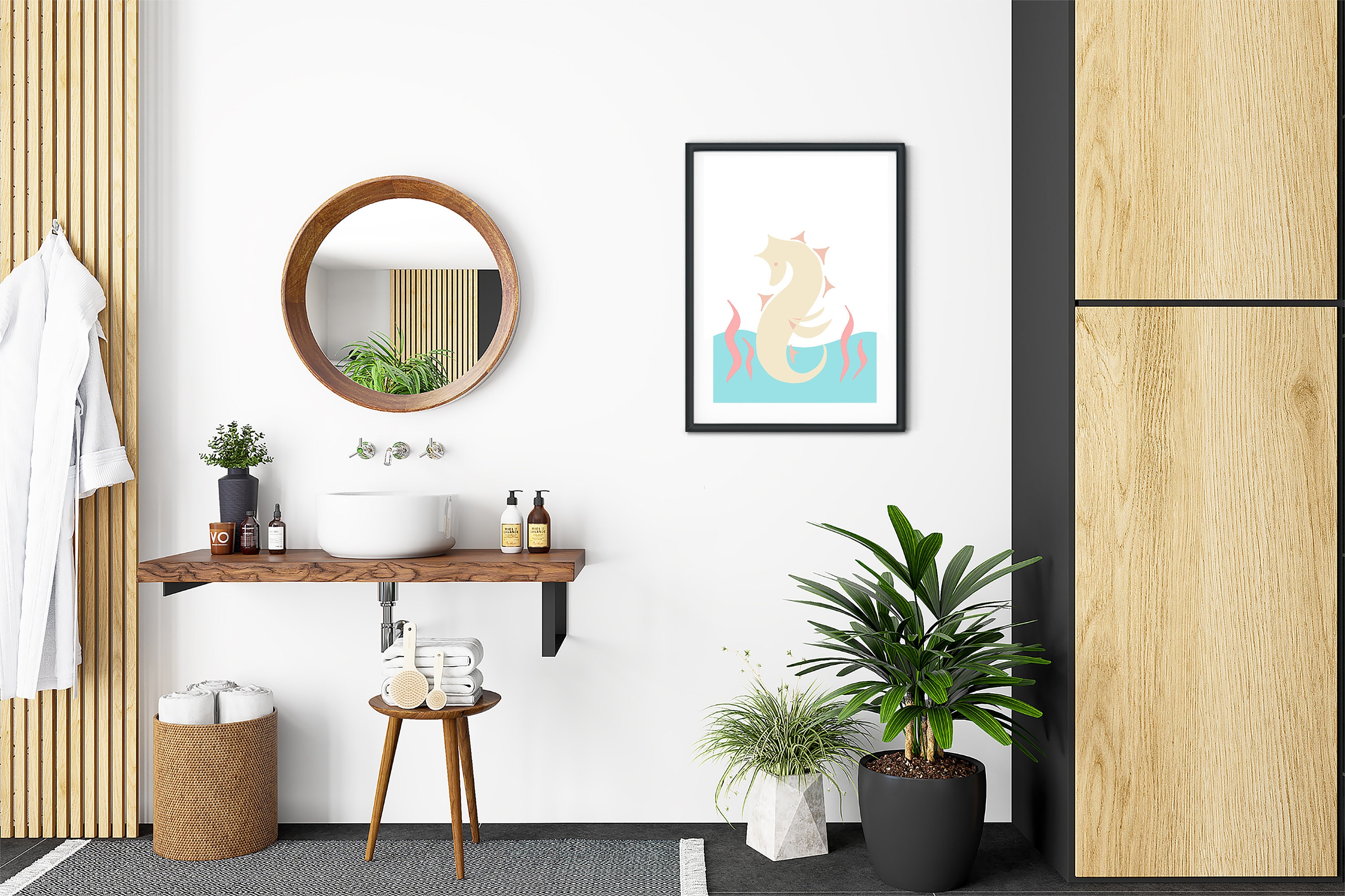Arte de la pared de la sala de estar Decoración del hogar | Etsy