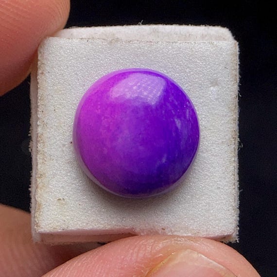 Natural Sugilite Cabochon With Vivid Color and Smooth Polish