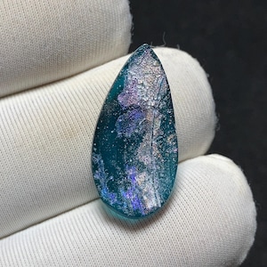Natural Roman glass - 21.1x10.6x2.7 mm 5.60 carat - Its Surface Shimmers with a Delicate Granular Texture and Best for Jewellery Making