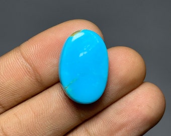 Deluxe Quality Natural Arizona Turquoise Cabochon 23x15.5x6 mm 16.50 carat loose Gemstone