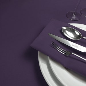 Purple Table Linen