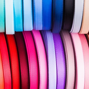 Grosgrain Ribbon, 20 metre Full Roll