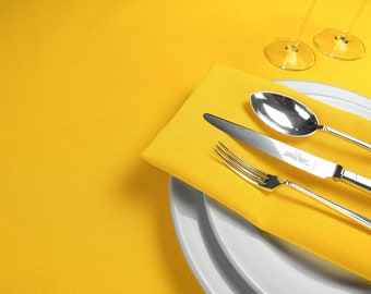 Yellow Table Linen