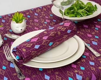 Contemporary Christmas Diamonds - Table Linen Range