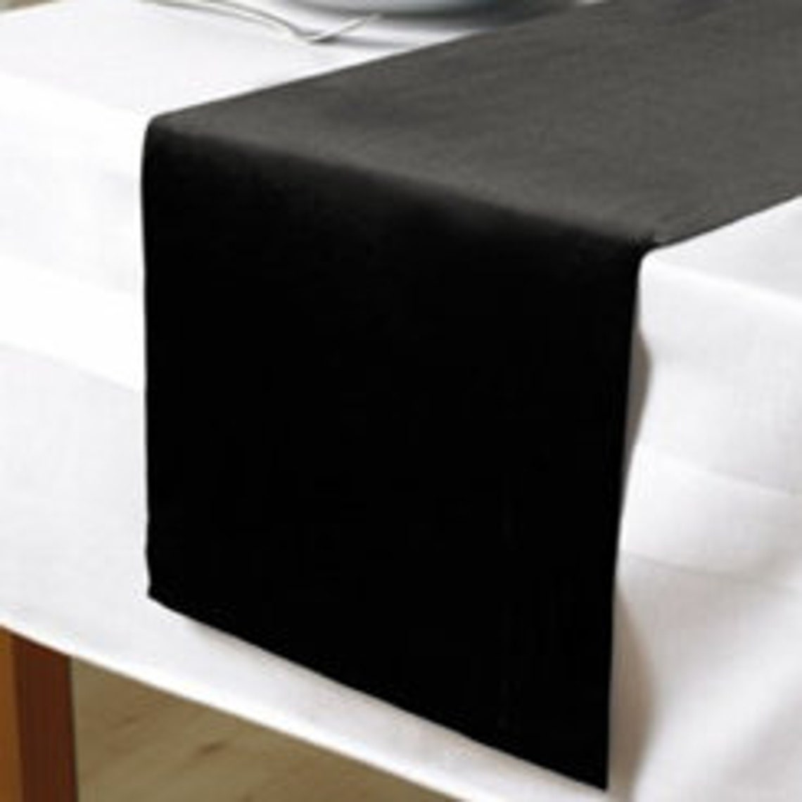 Black Table Linen Etsy UK