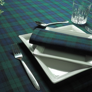 Tovaglia, tovaglioli e runner da tavolo Blackwatch Tartan